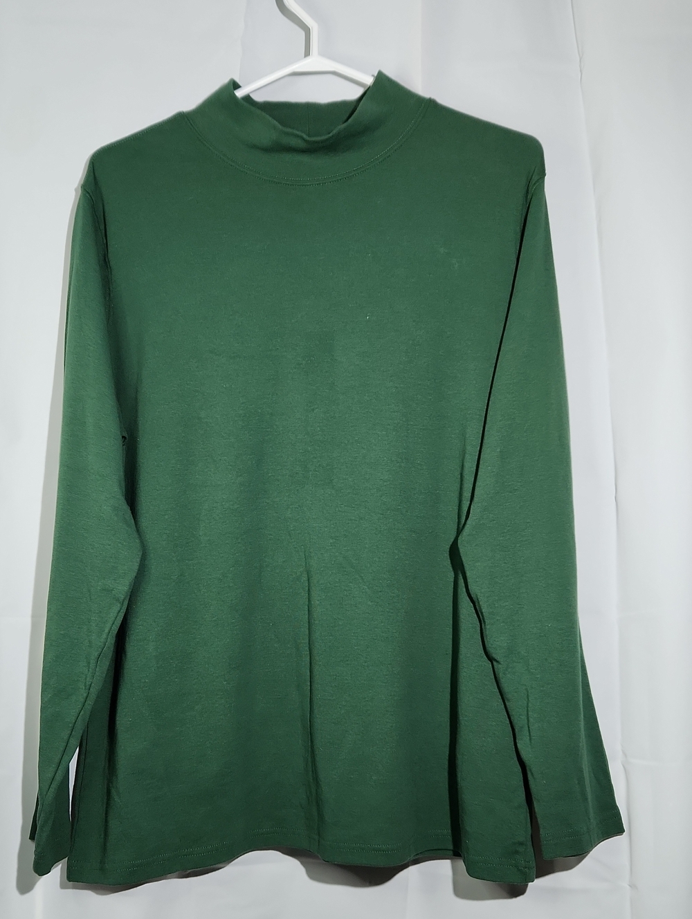 Northcrest Layering Essentials Forest Green Long Sleeve Tee - XL